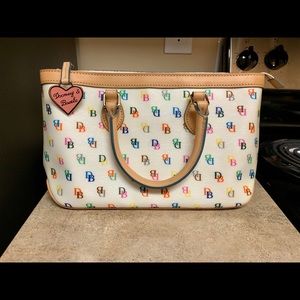 SOLD!!! Dooney & Bourke White Monogram Purse